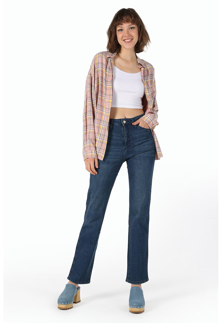 COLINS Blugi regular fit cu talie medie Mila 792 - Bleumarin