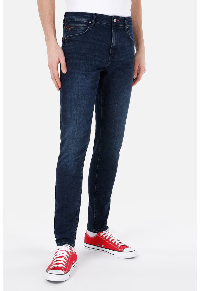 COLIN'S Blugi skinny cu aspect decolorat - Bleumarin