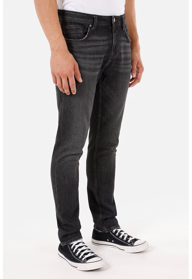 COLIN'S Blugi skinny cu aspect decolorat - Negru