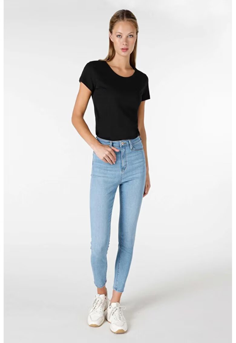 COLINS Blugi skinny cu talie inalta