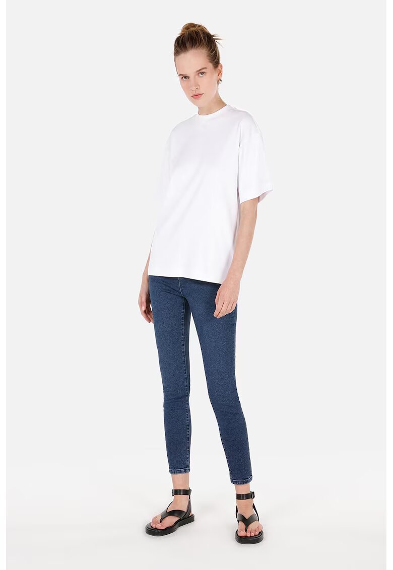 COLIN'S Blugi skinny cu talie inalta - Albastru royal