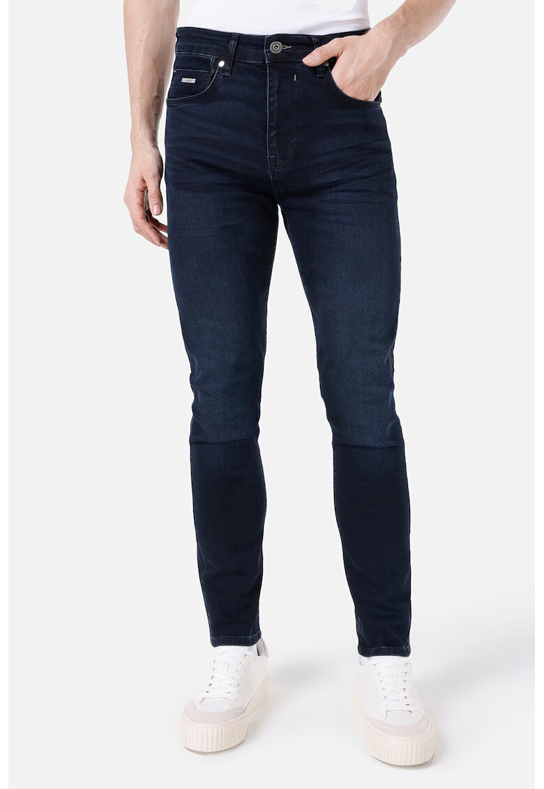 COLINS Blugi skinny cu talie medie - Negru