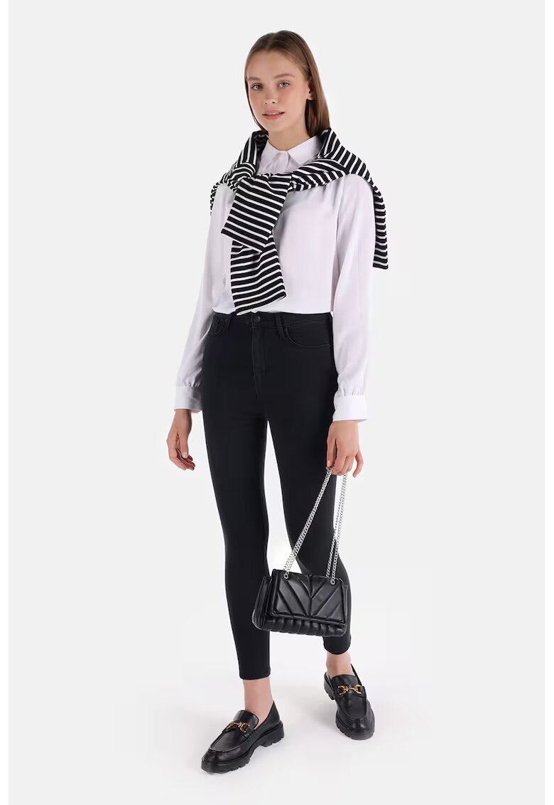 COLINS Blugi skinny Diana - Negru