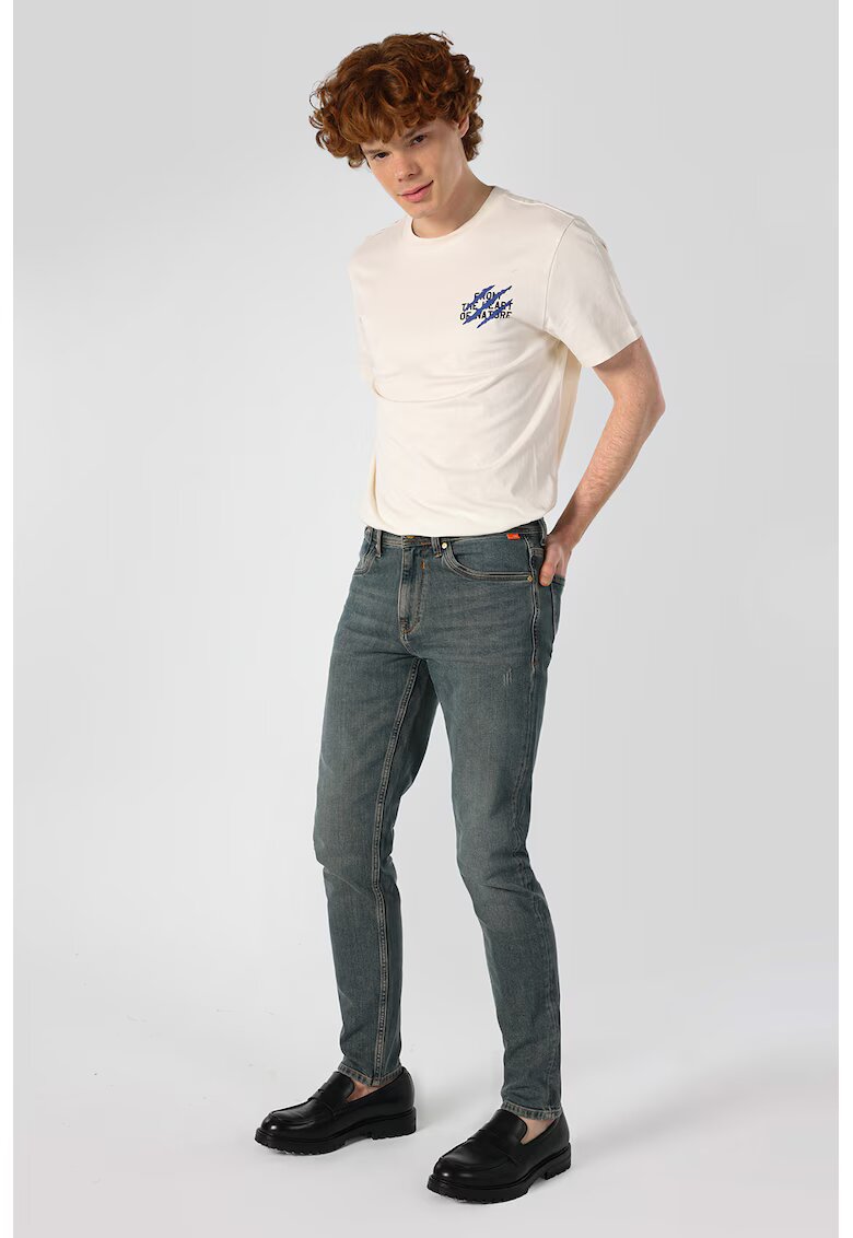 COLINS Blugi slim fit 041 Danny - Albastru prafuit