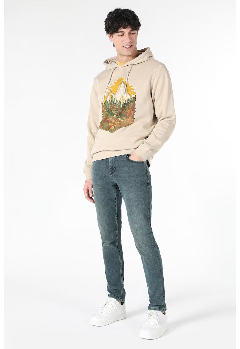 COLINS Blugi slim fit ^_^ - Albastru petrol