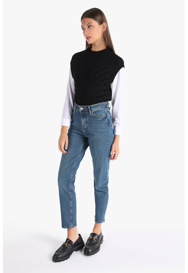 COLINS Blugi slim fit Carla 703 - Albastru inchis