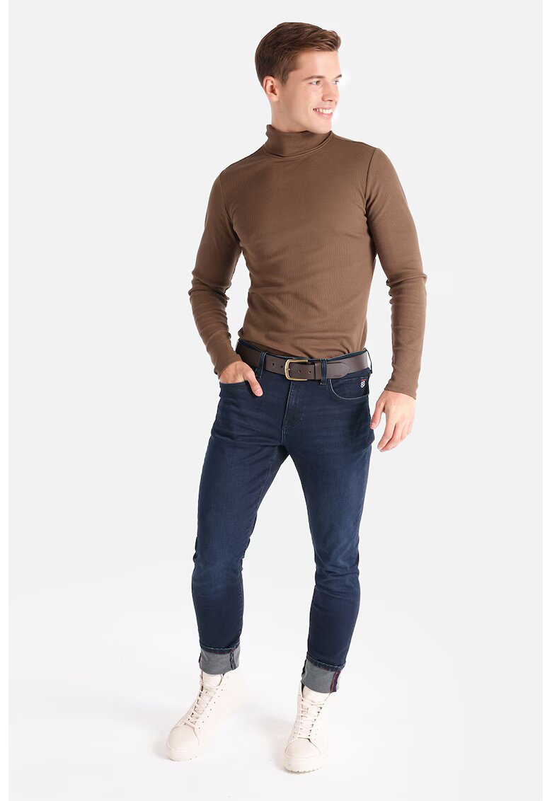 COLINS Blugi slim fit cu model uni - Bleumarin