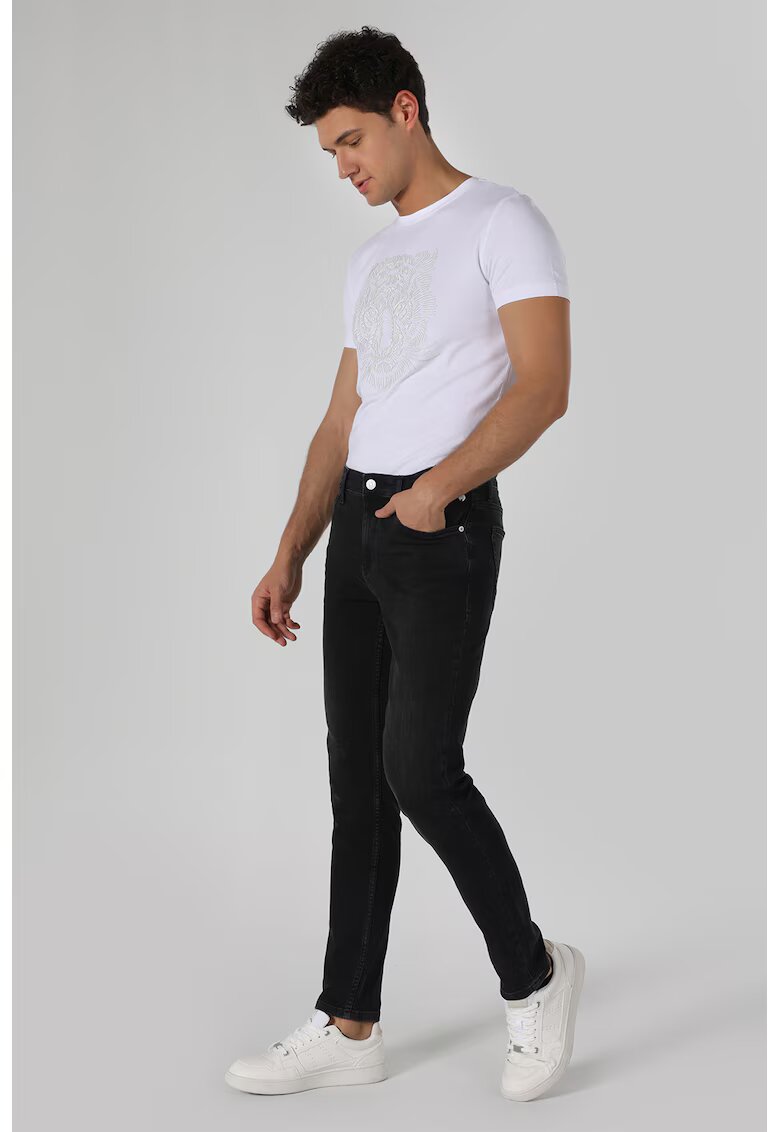 COLINS Blugi slim fit cu talie joasa 41 Danny - Negru