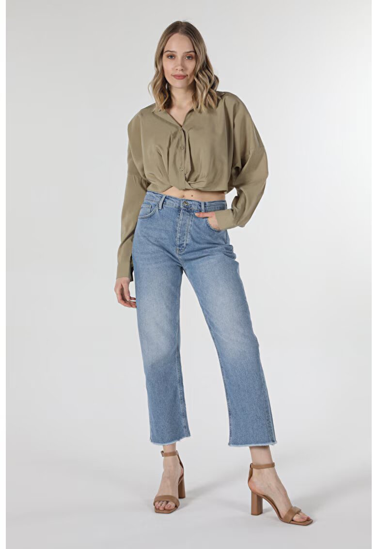 COLIN'S Bluza Cu Maneca Lunga De Dama Verde Regular Fit - Verde