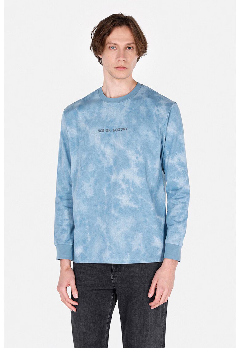 COLIN'S Bluza de trening cu model tie-dye - Albastru glaciar/Albastru deschis