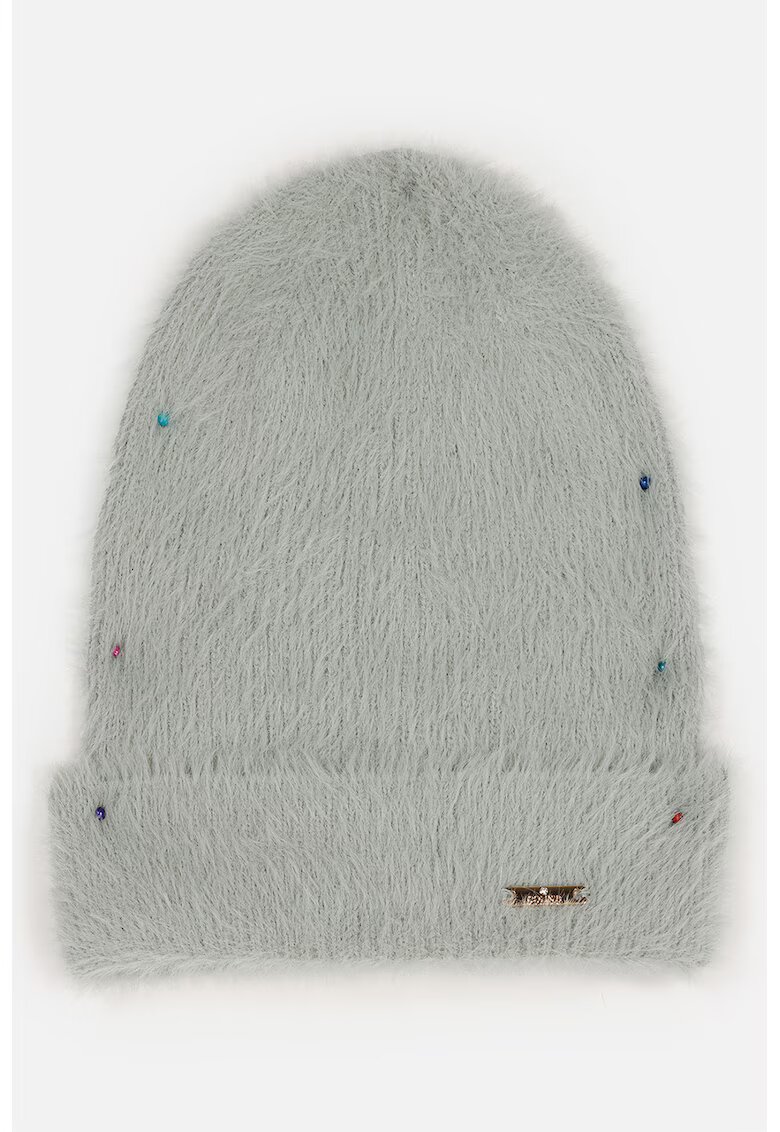 COLIN'S Caciula din tricot pufoasa - Gri deschis