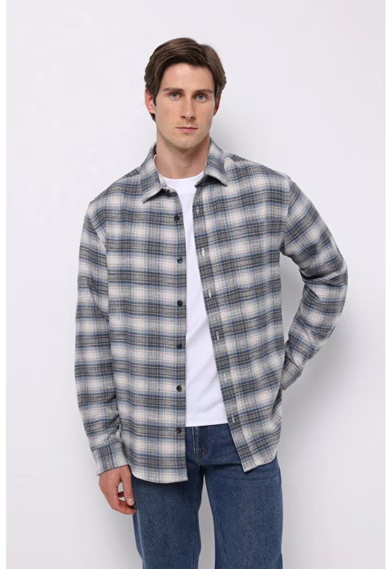 COLIN'S Camasa Albastru Regular Fit - BLUE