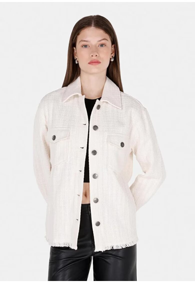 COLIN'S Camasa Cu Maneca Lunga Ecru Regular Fit 8684112491257