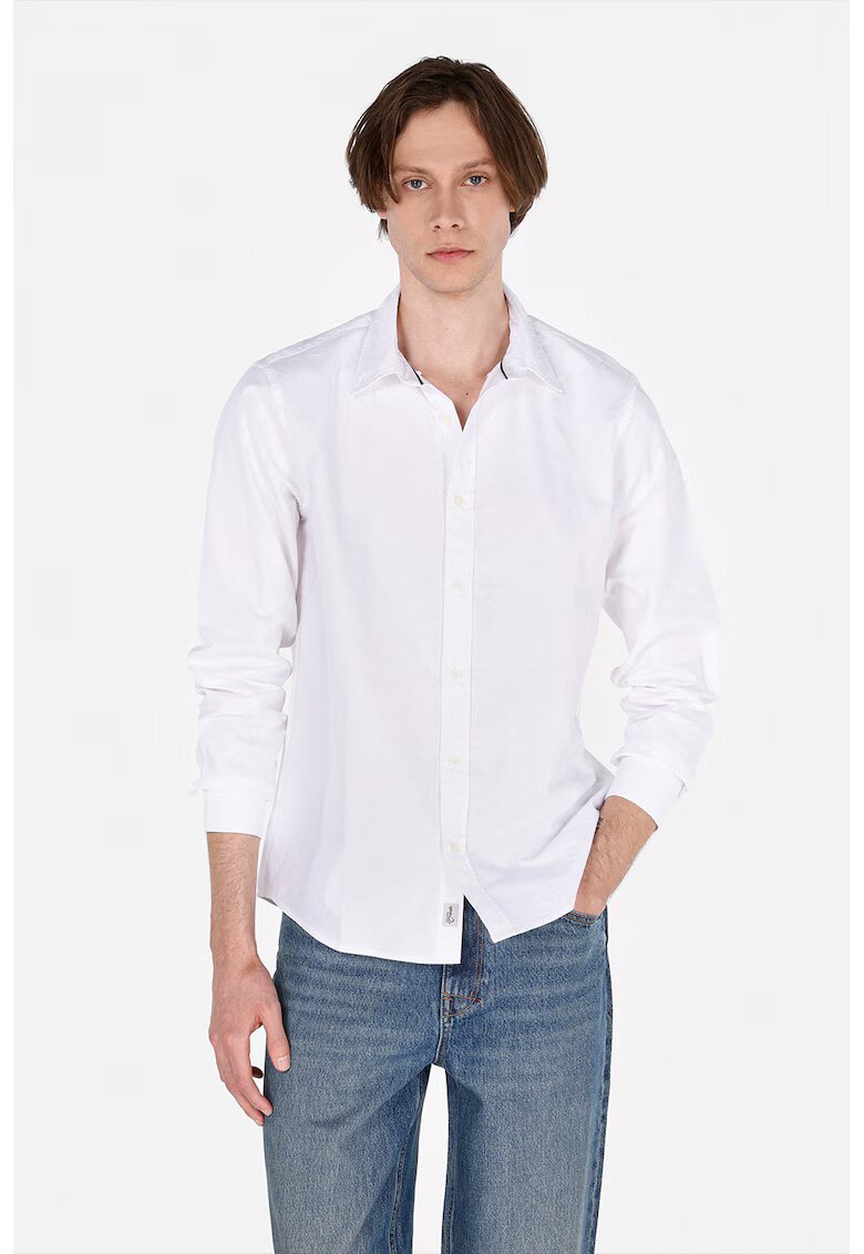 COLIN'S Camasa Oxford regular fit - Alb optic
