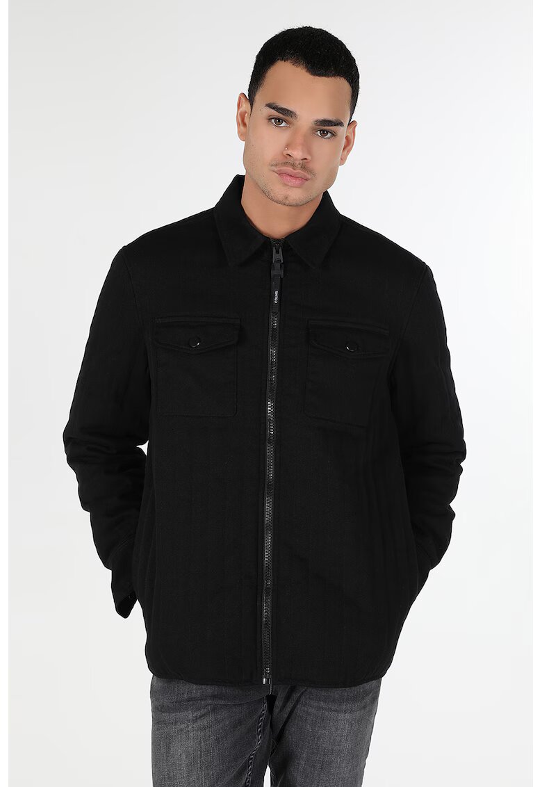 COLIN'S Jacheta cu fermoar si guler clasic - Negru