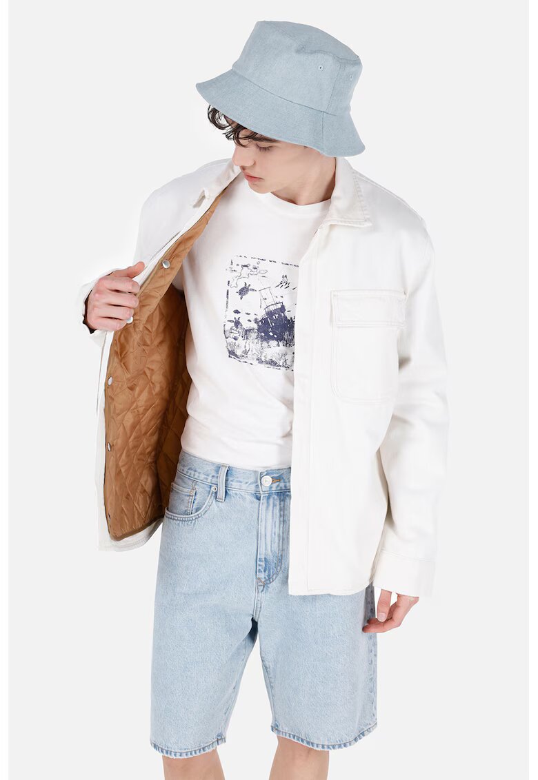COLINS Jacheta din denim cu buzunare aplicate - Alb