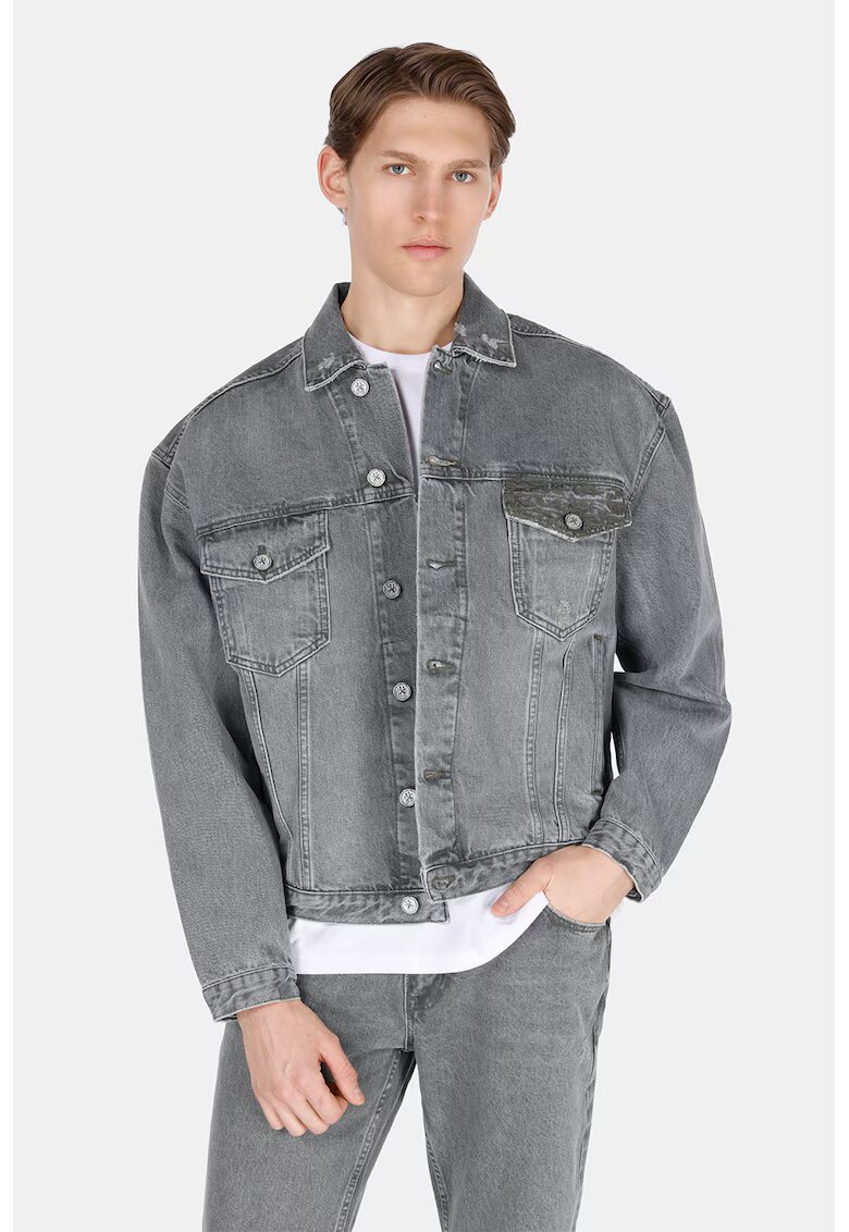 COLIN'S Jacheta din denim cu buzunare - Gri