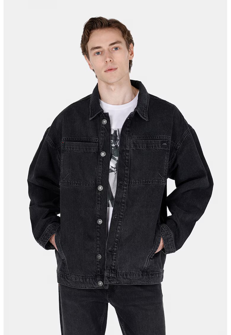 COLIN'S Jacheta din denim cu buzunare oblice - Negru
