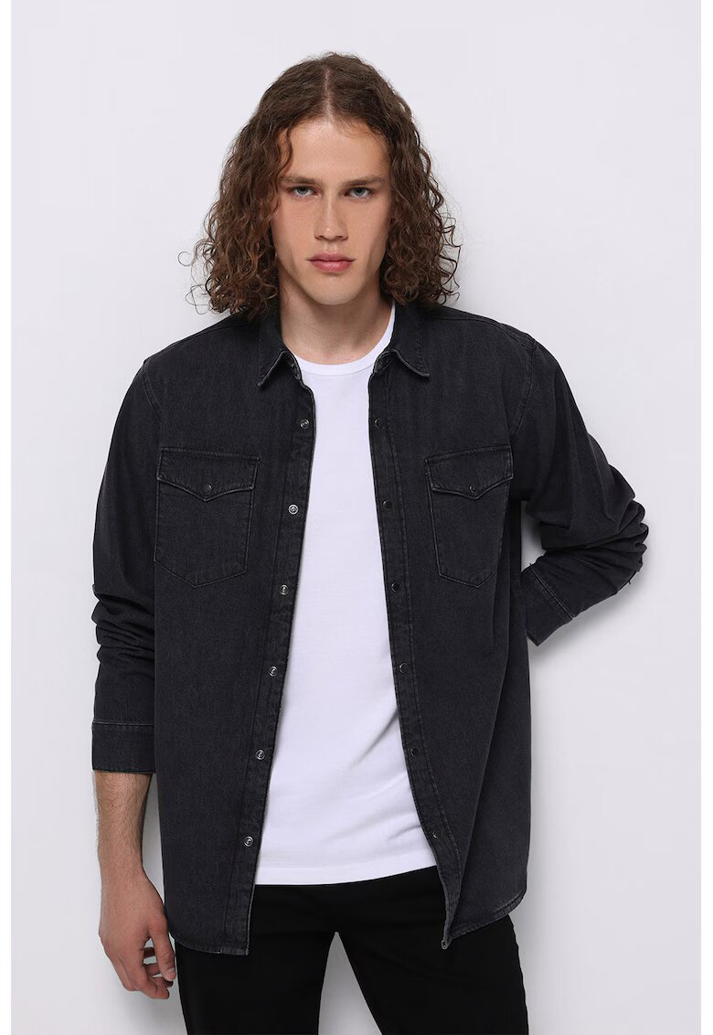 COLIN'S Jacheta din denim cu buzunare pe piept - Negru stins