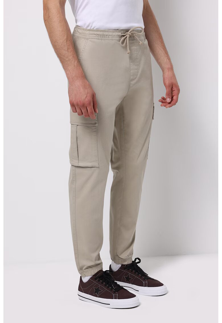COLIN'S Pantaloni cargo cu snur in talie - Bej