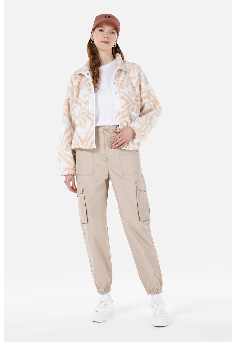 COLINS Pantaloni cargo din bumbac - Bej deschis