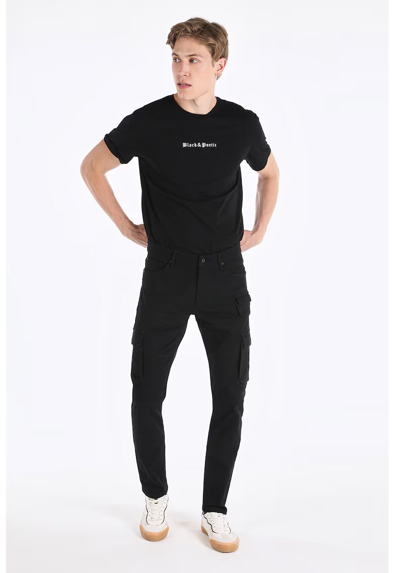 COLINS Pantaloni cargo slim fit - Negru