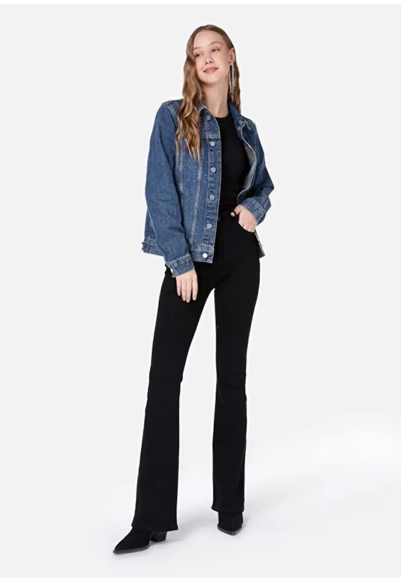 COLIN'S Pantaloni dama - slim fit - negru -