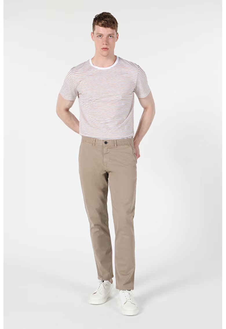 COLINS Pantaloni De Barbati Bej Regular Fit