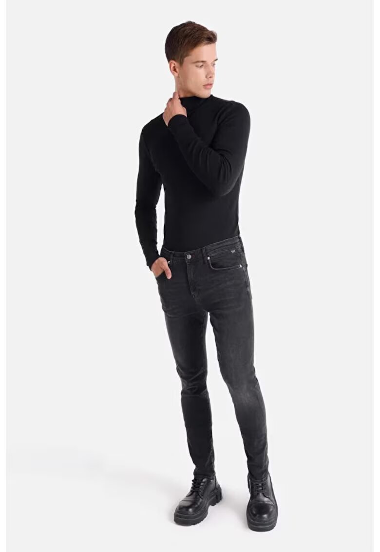 COLINS Pantaloni De Barbati Negru Skinny Fit Cl1066243