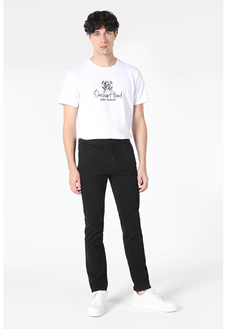 COLINS Pantaloni De Barbati Negru Straight Fit