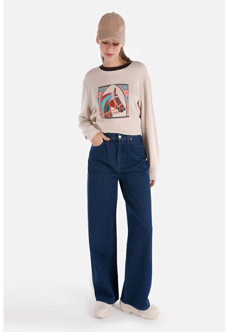 COLINS Pantaloni De Dama Albastru Regular Fit Cl1068703