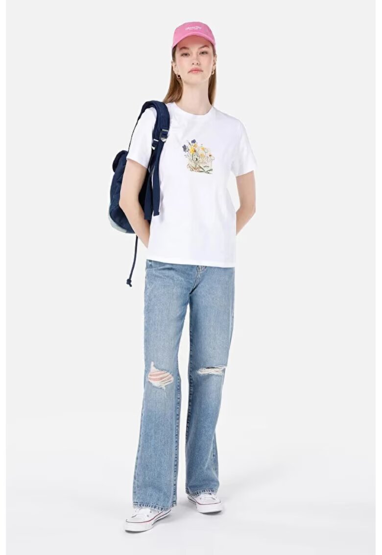 COLINS Pantaloni De Dama Albastru Straight Fit 900 LARIS CL1068691