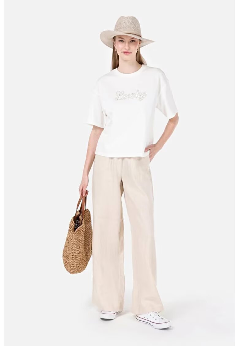 COLIN'S Pantaloni De Dama Ecru Regular Fit Cl1068233 - Ecru