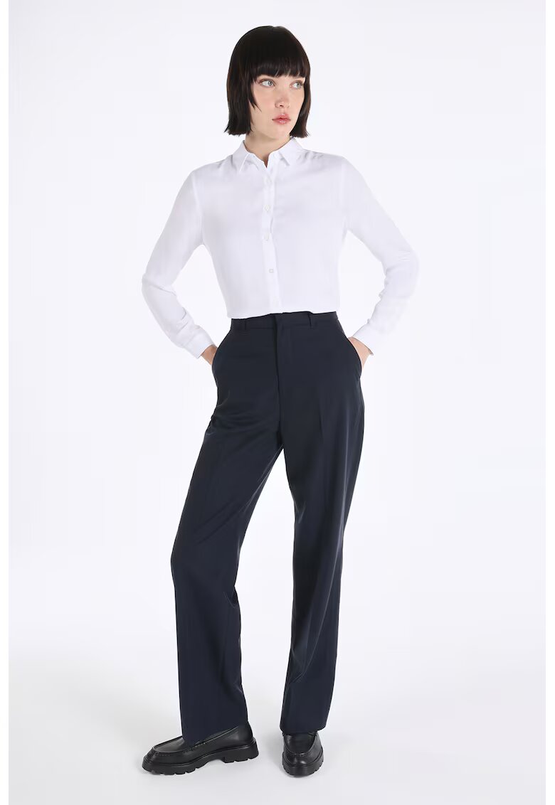 COLINS Pantaloni eleganti cu croiala ampla - Bleumarin