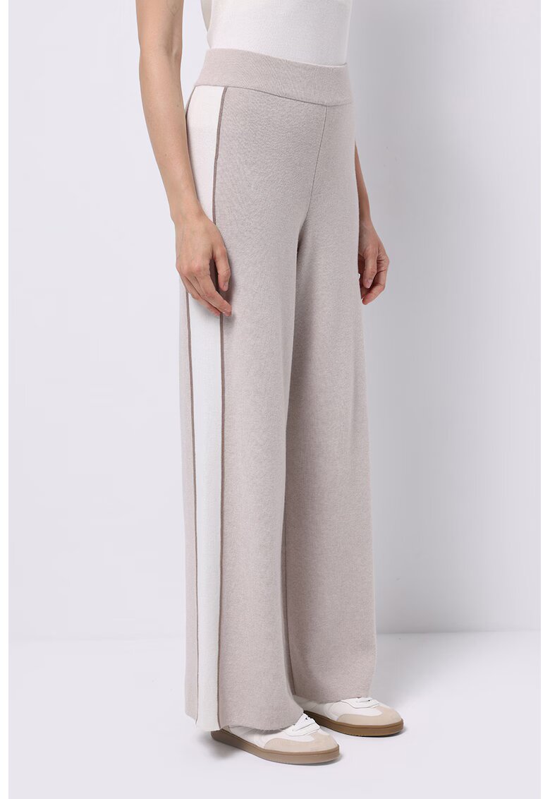 COLIN'S Pantaloni relaxed fit de trening cu talie medie - Alb/Grej