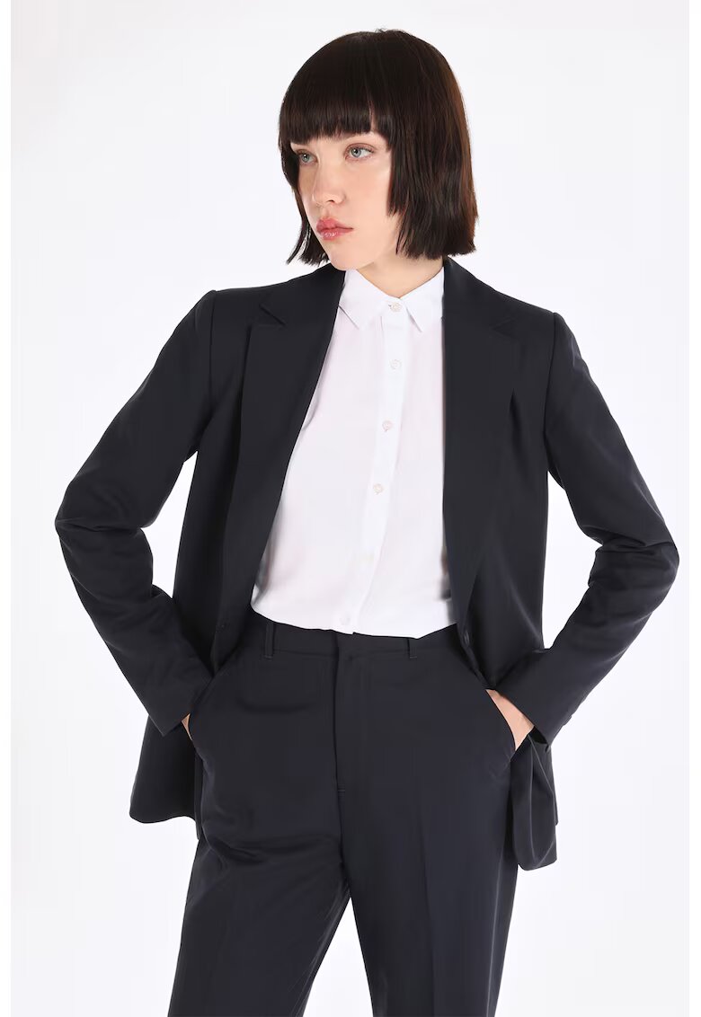 COLINS Sacou cu buzunare cu clapa - Bleumarin