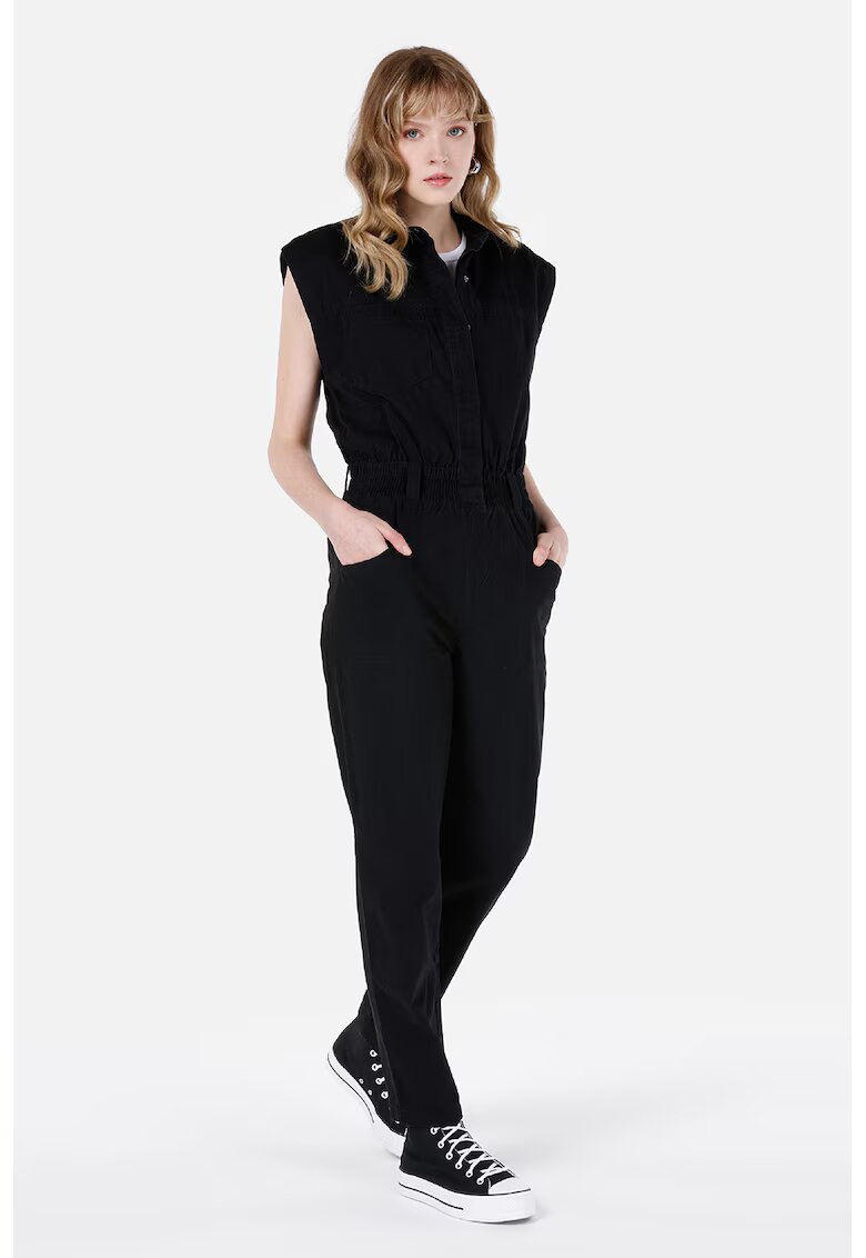 COLIN'S Salopeta de denim fara maneci - Negru