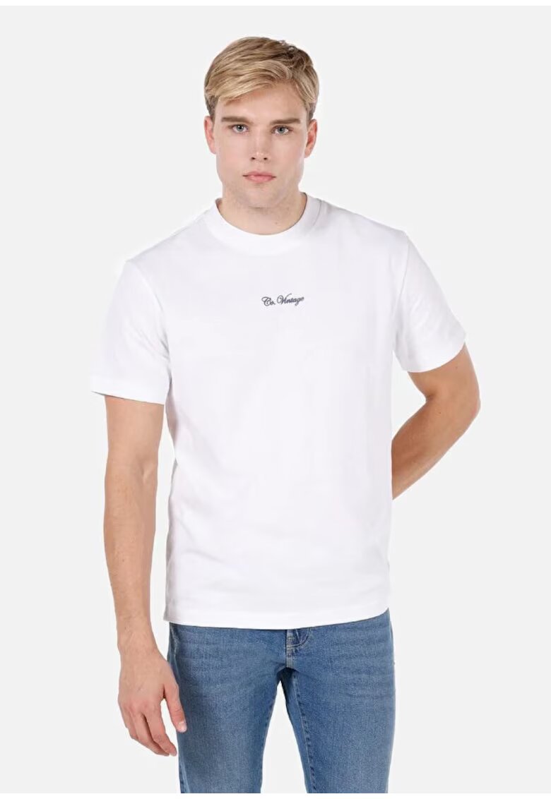 COLIN'S Tricou Cu Maneca Scurta De Barbati Alb Comfort Fit Cl1072379 8684112537764 - Alb