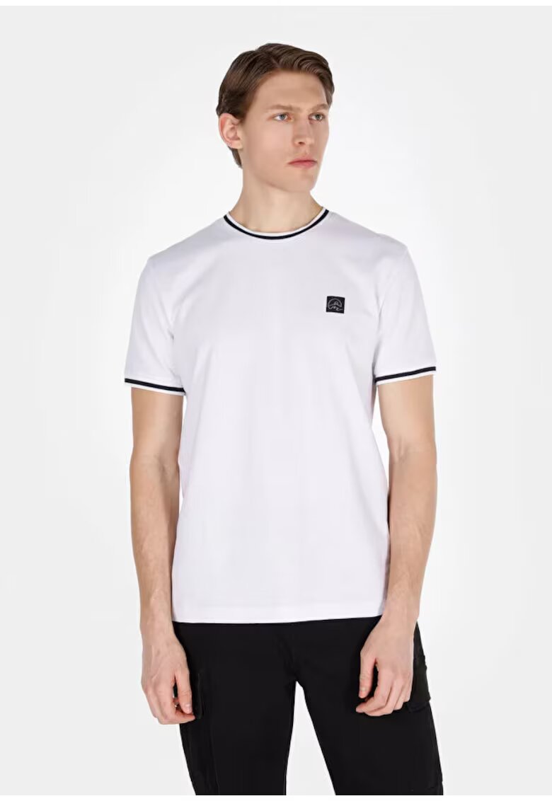 COLIN'S Tricou Cu Maneca Scurta De Barbati Alb Regular Fit Cl1073359 8684112617596