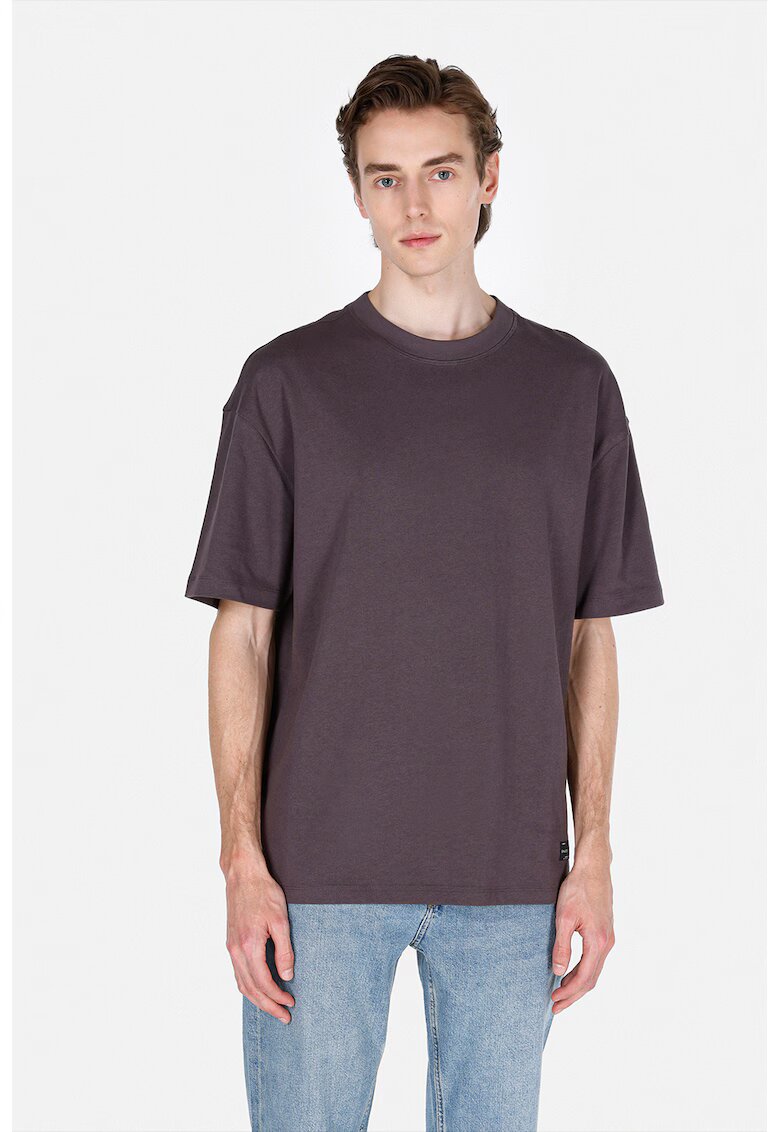 COLIN'S Tricou din bumbac cu maneci cazute - Violet