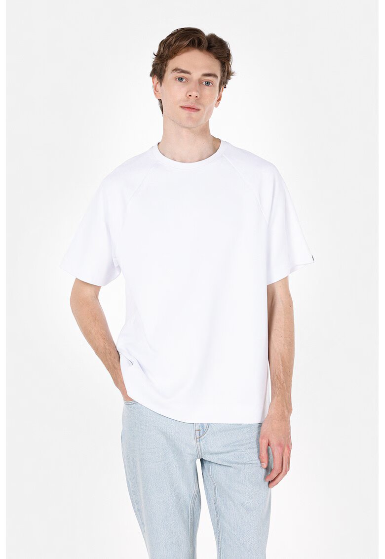 COLIN'S Tricou supradimensionat din amestec de bumbac - Alb optic