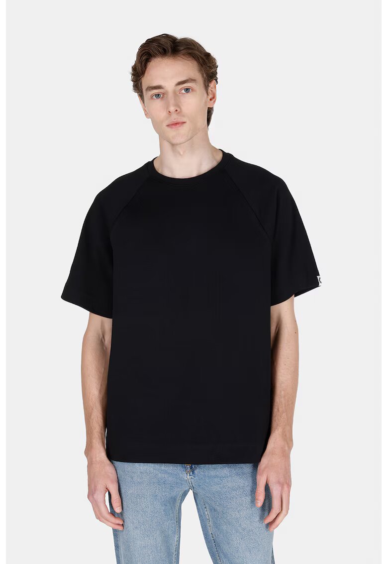 COLIN'S Tricou supradimensionat din amestec de bumbac - Negru