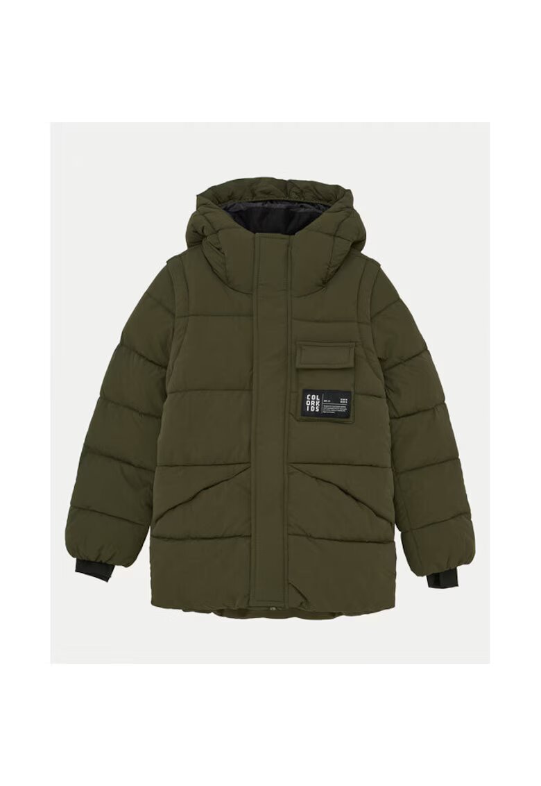 Color Kids Geaca baieti - 304424519 - Poliester - Verde - Verde