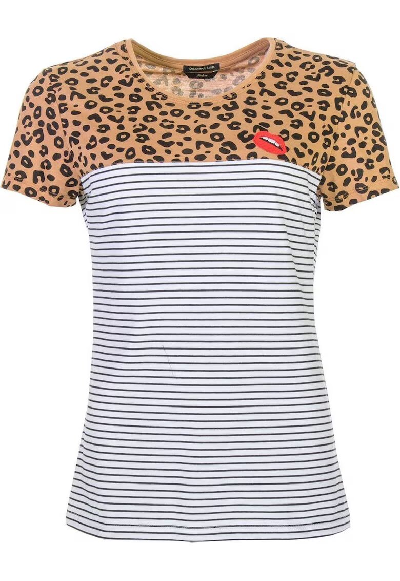 Colourful Rebel Tricou dama - Bumbac - Multicolor -