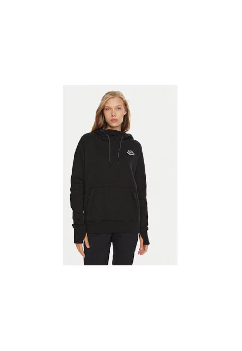 Colourwear Bluza termica dama - 304703898 - Bumbac/Poliester - Negru - Negru