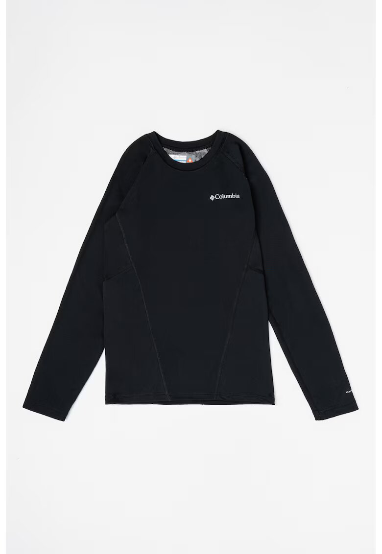 Columbia Bluza cu maneci raglan pentru drumetii - trekking si ski Midweight - Negru stins