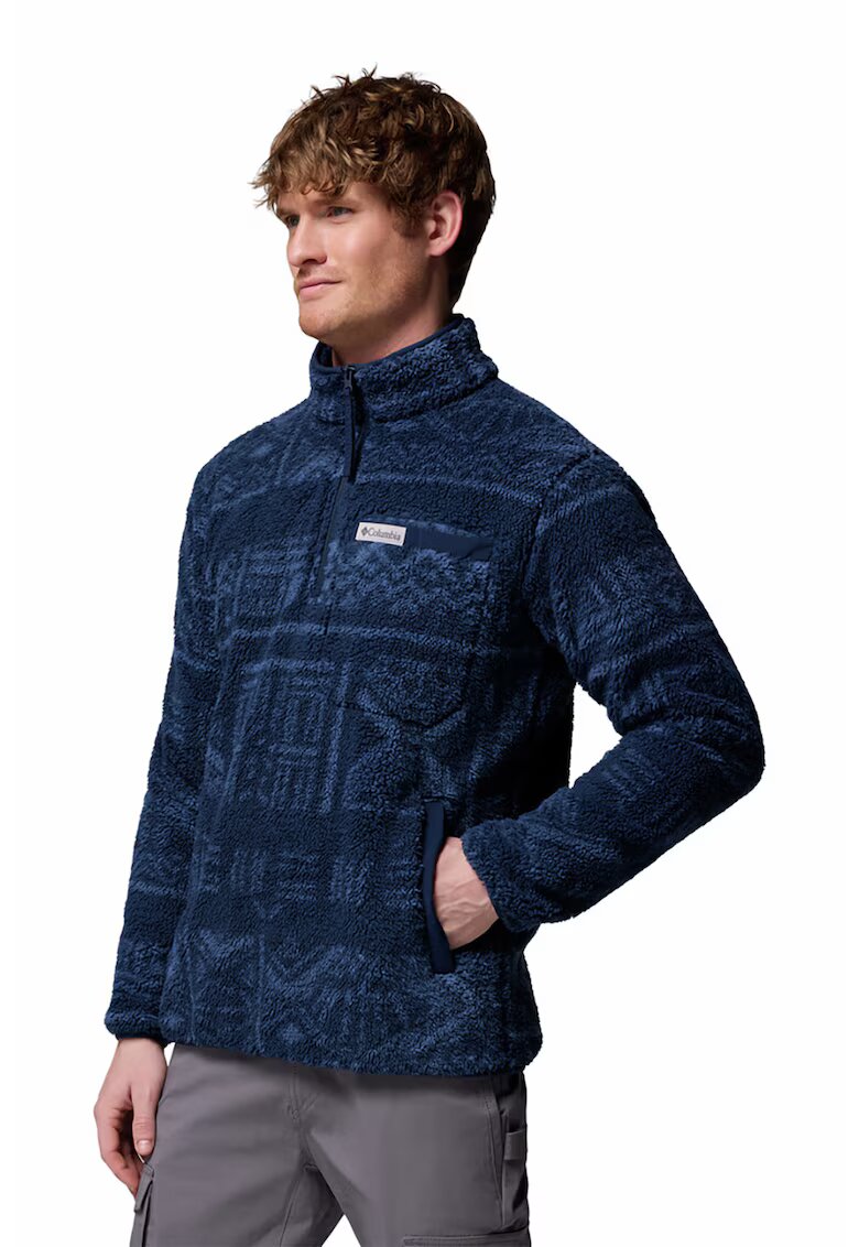 Columbia Bluza de trening din material teddy pentru ski Rugged Ridge - Bleumarin