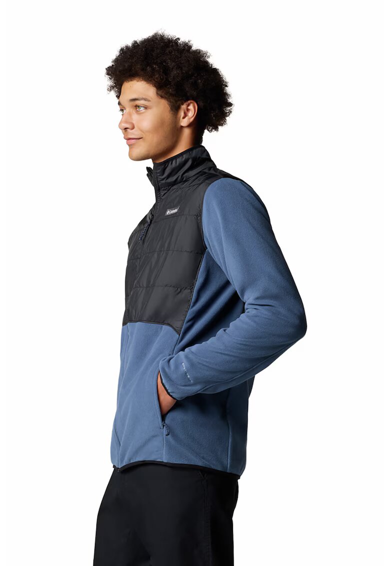 Columbia Bluza din fleece cu fermoar pentru antrenament Basin Butte™ - Negru/Albastru prafuit