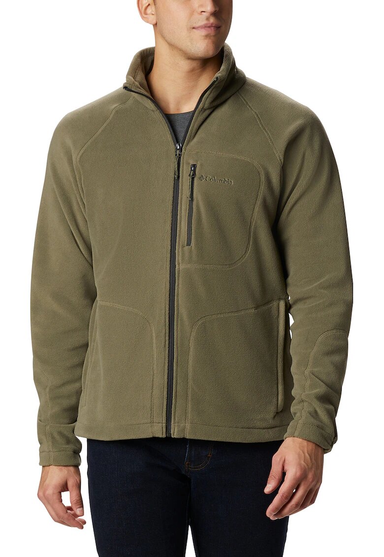 Columbia Bluza din fleece cu fermoar - pentru trekking Fast Trek II - Verde masliniu