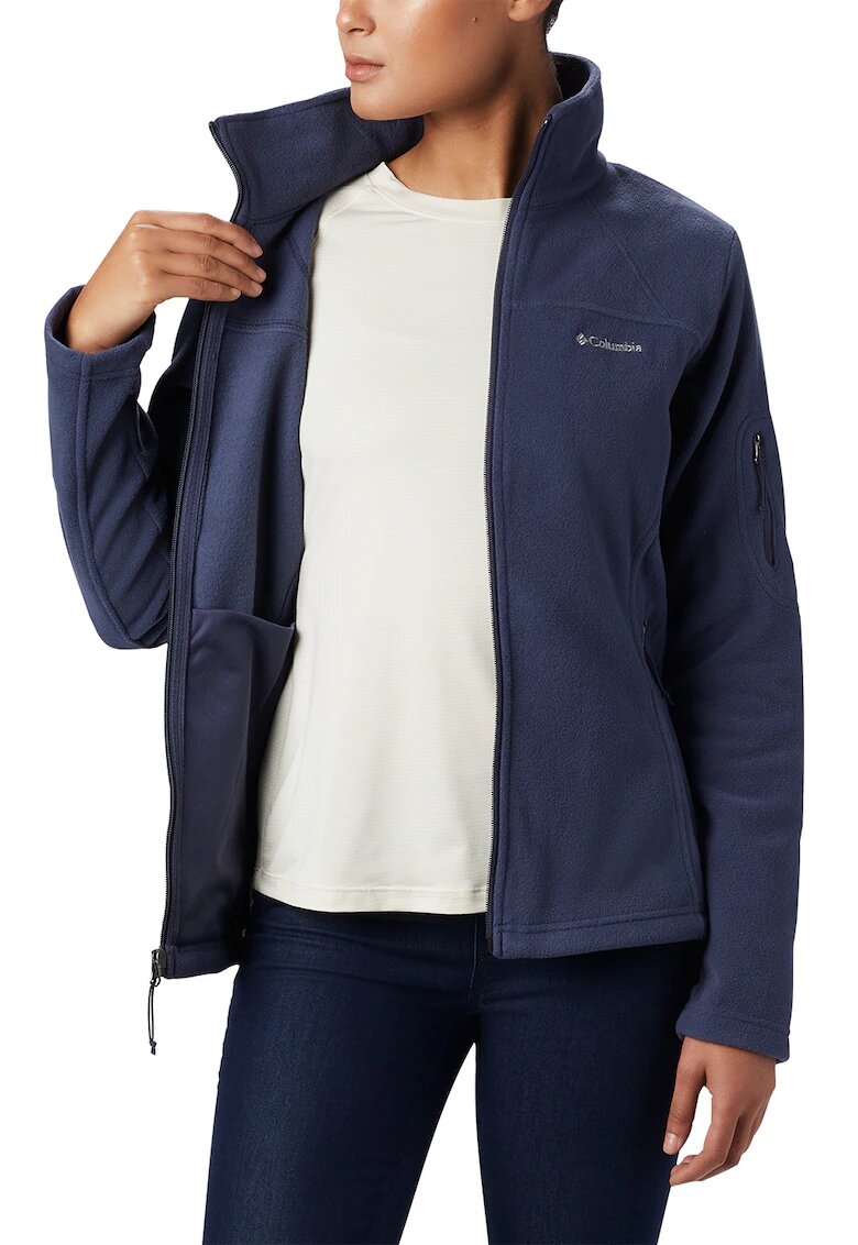 Columbia Bluza din fleece cu fermoar pentru trekking Fast Trek™ II - Albastru prafuit